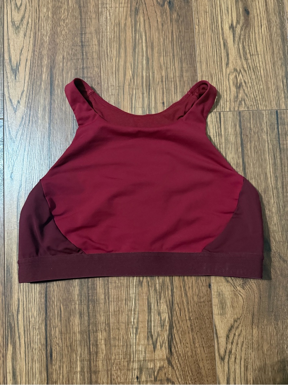 Lululemon Jog Women's High-Neck Maroon Sports Bra size 10